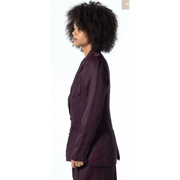 Burning Torch WALLACE BLAZER in PRUNE NWT Size XS - Picture 5 of 11